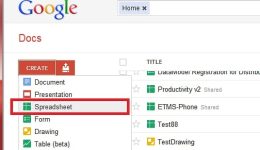 Google Docs Spreadsheets – Report Integration