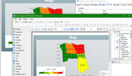 Page Designer – Maps Displaying Spatial Data