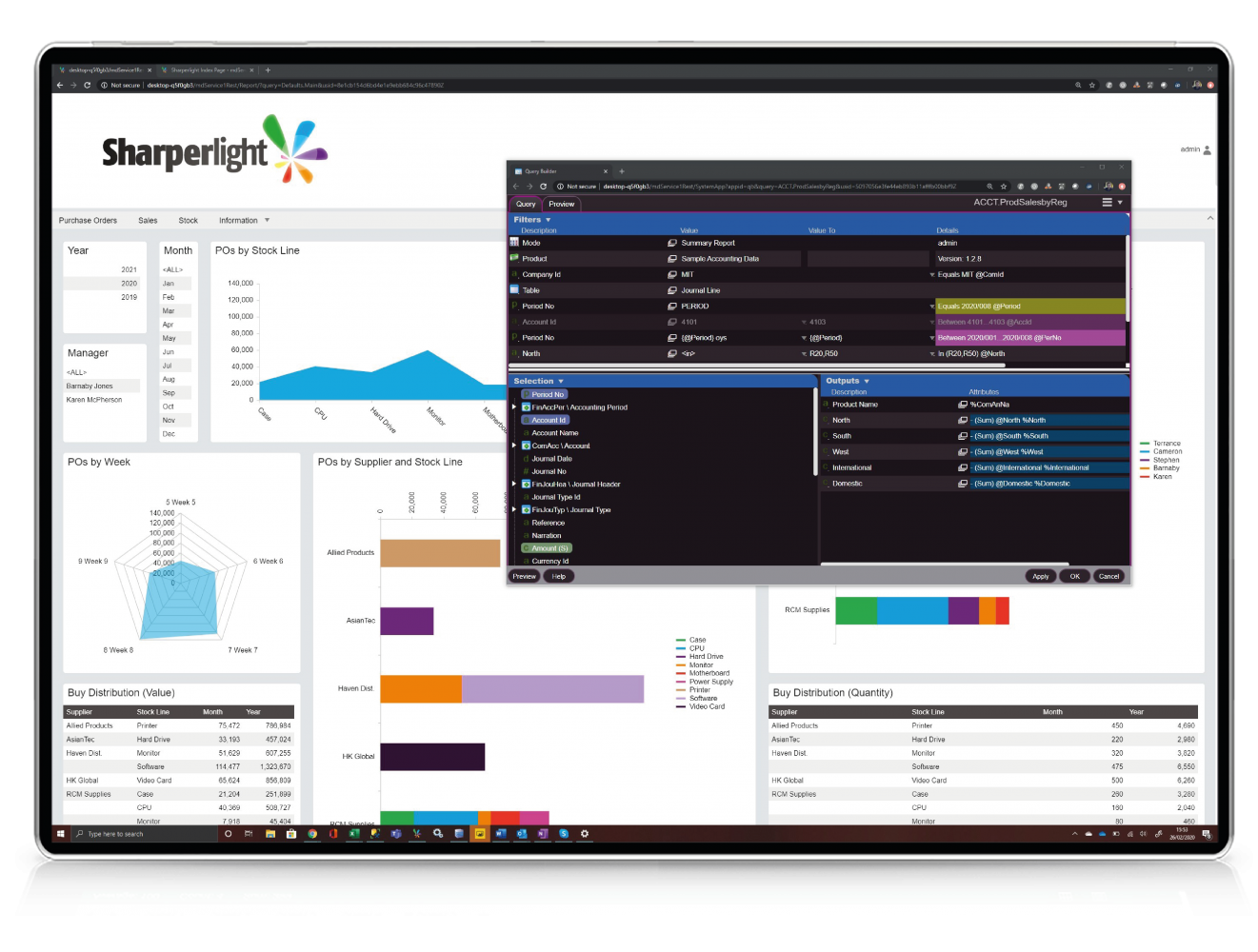 Sharperlight - Simplified Intelligence - Self service Reporting & Analysis