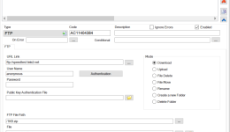 Scheduler – File Transfer Protocol (SFTP, FTPS, FTP)