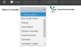 KENDO DropDownList control