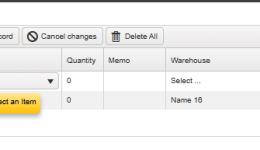 KENDO Grid control – Validation