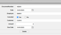 Customizing the Data Entry Form with DataModel