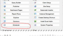 How to schedule and email reports