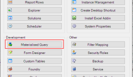 Materialised Query Basics