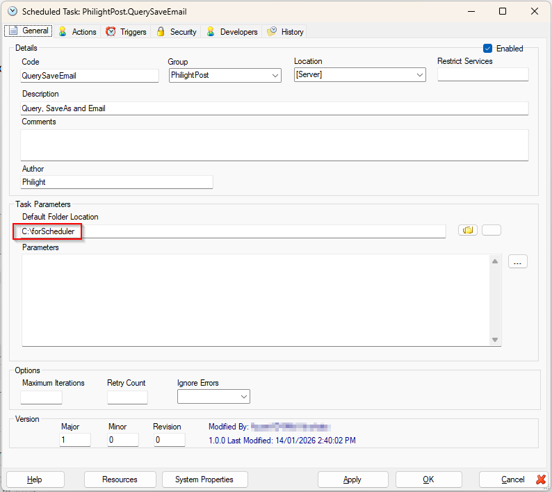 Getting error information with control tags