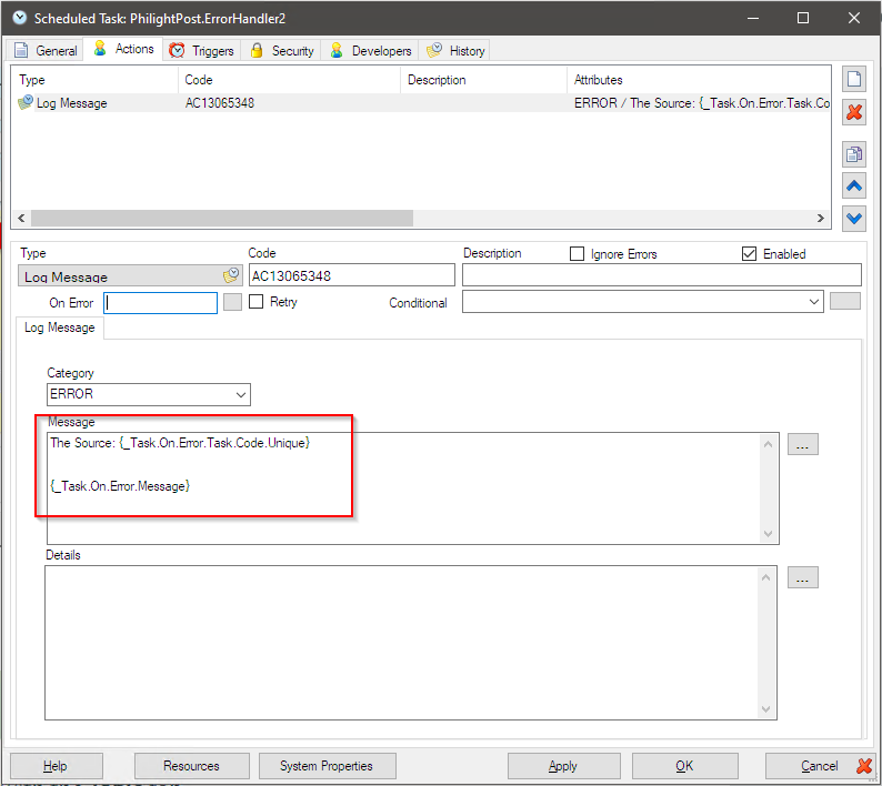List Error Tags Getting error information with control tags - Sharperlight